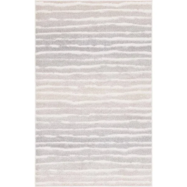 Sabrina Soto Ola Outdoor Rug (5& x 8& - Grey/Beige), Gray, Unique Loom