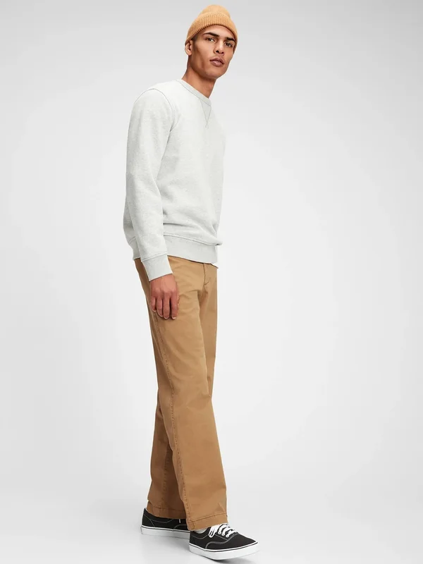 Gap Men's Vintage Khakis in Relaxed Fit with Gapflex Palomino Brown Size 31W