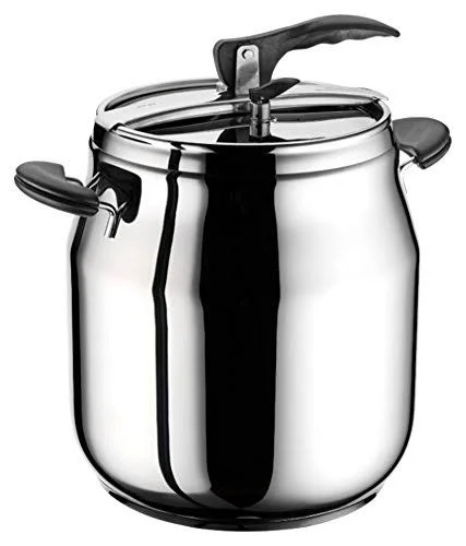 Hascevher Gastro Stainless Steel Pressure Cooker - Manual Slow Cooker, Rice Cooker, Steamer, Saute, yogurt Maker and Warmer -17.5