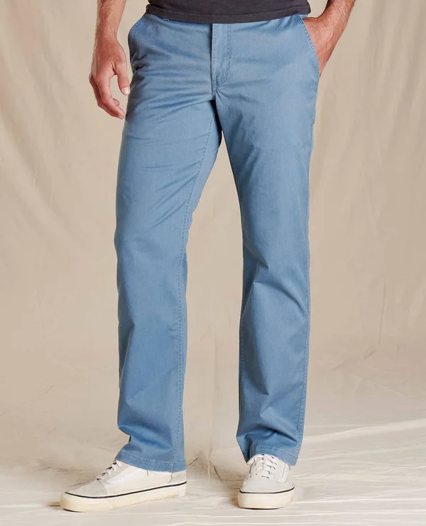 Toad & Co Men's Mission Ridge Pant - 33x34 - High Tide Vintage Wash