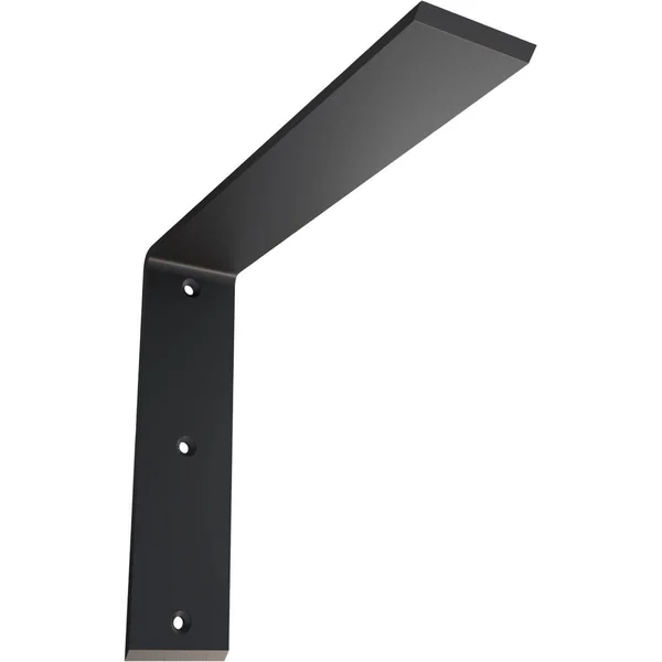 Ekena Millwork Countertop Support Steel Heavy Duty Bracket - 2 1/2x22W x 14x22D x 10x22H