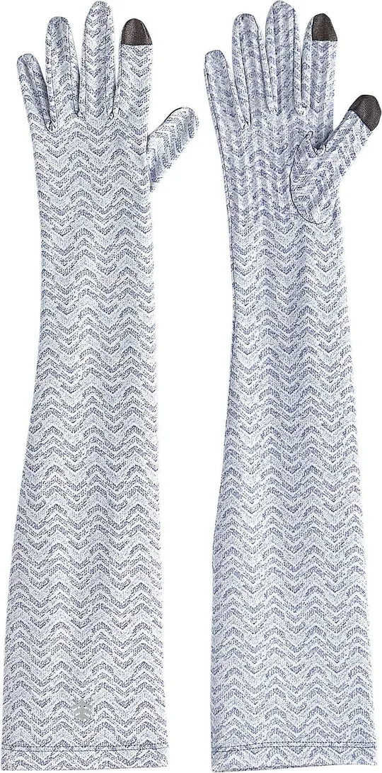 Coolibar UPF 50+ Men's Women's Culebra UV Long Sun Gloves - Sun Protective