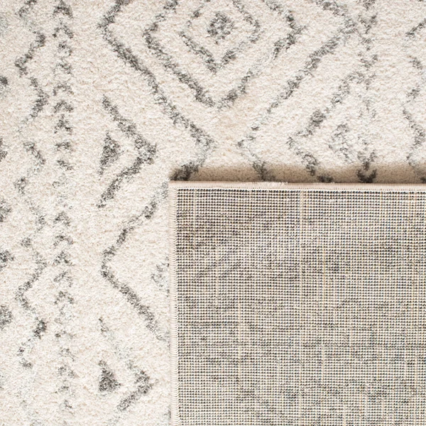 Safavieh 9& x 12& Tulum Tulum 267 Ivory, Navy Rug