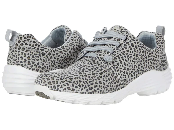 Nurse Mates Align Grey Leopard Velocity Athletic Shoes - 7.5M - N_A
