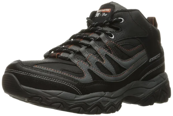 Men's Skechers After Burn Memory Fit Geardo High Top Trainer - Size: 6.5, Black