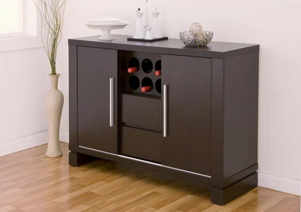 ioHOMES Studio Buffet with Wine Holder, Cappuccino