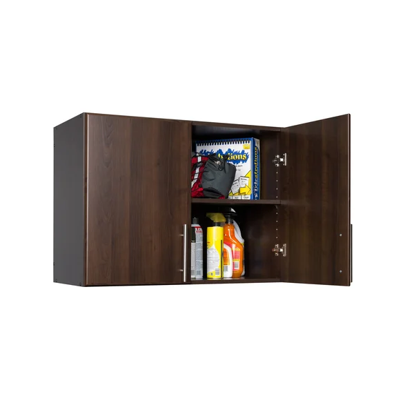 Prepac - Elite 32x22 Stackable Wall Cabinet, Espresso