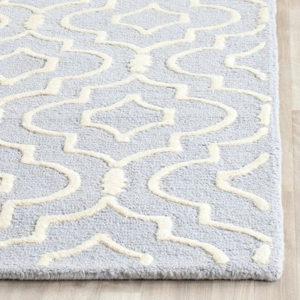 Safavieh Cambridge Navy Blue & Ivory 6& x 6& Round Rug