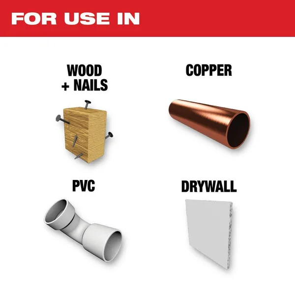 Milwaukee 49-25-1249 OPEN-LOK 2-1/2-Inch Titanium Enhanced Bi-Metal Multi-Material Blades - 10-Pack