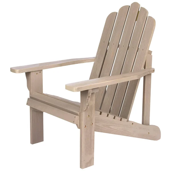 Shine Company Vintage Marina Adirondack Chair - Taupe Gray