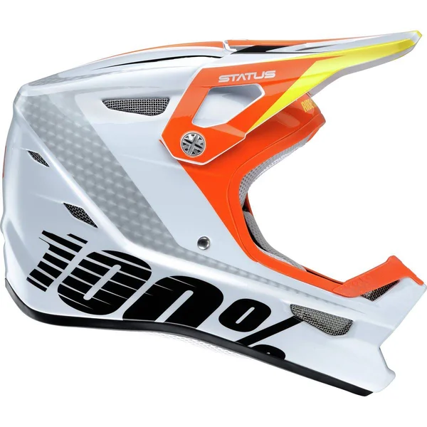 100% Status Full-Face Helmet D-Day White LG