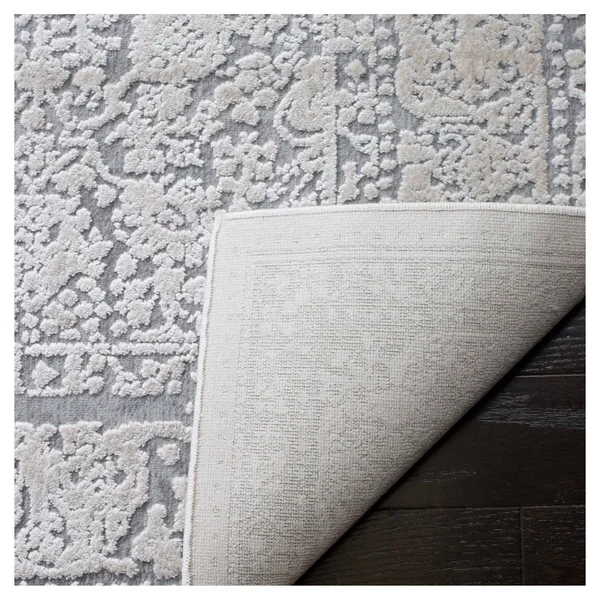 Safavieh Reflection RFT663C 6&7x22 x 6&7x22 Square Light Grey - Cream Area Rug