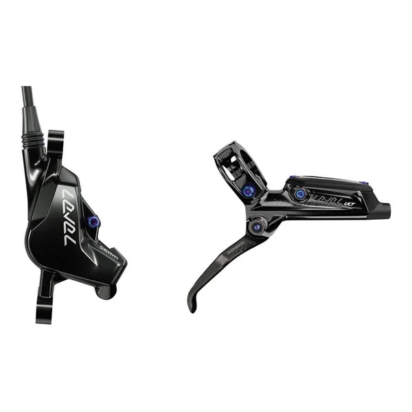 SRAM Level Ultimate Disc Brake Black/Rainbow - Rear, 2000mm