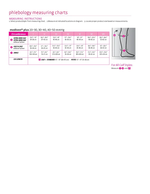 Mediven Plus 20-30 mmHg Knee High Closed Toe Size VII Petite Beige