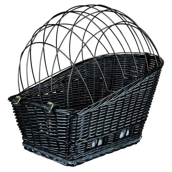 Trixie Bicycle Basket for Carrier, with Lattice, 35x49 55cm, Black