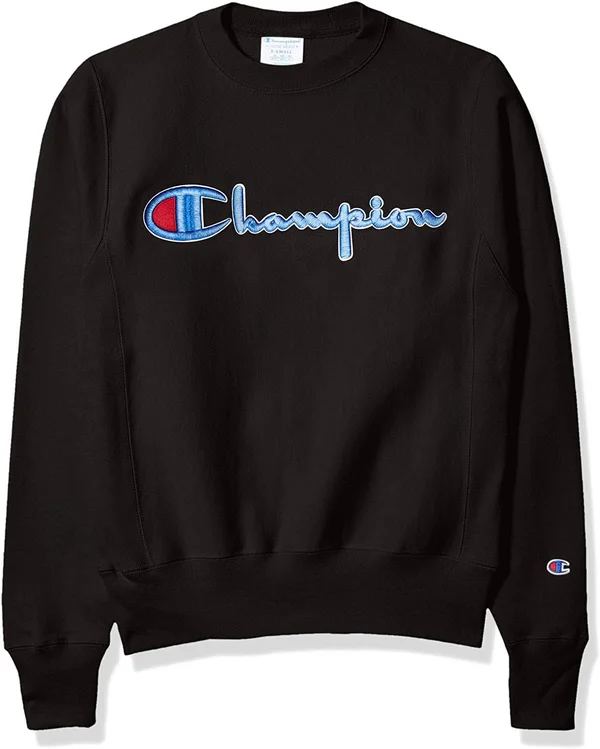 Champion Life Men's Crewneck Sweatshirt Oxford Grey, Large