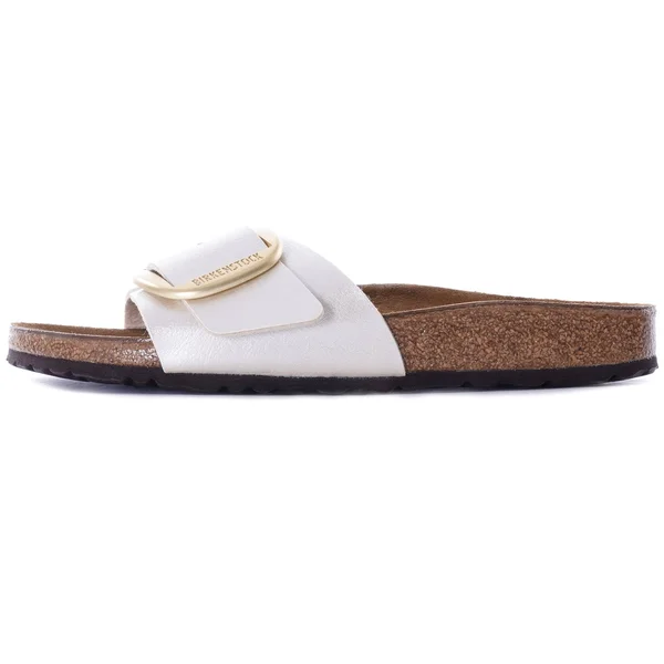 Birkenstock Madrid Big Buckle Birko-Flor Graceful Pearl White 36 EU