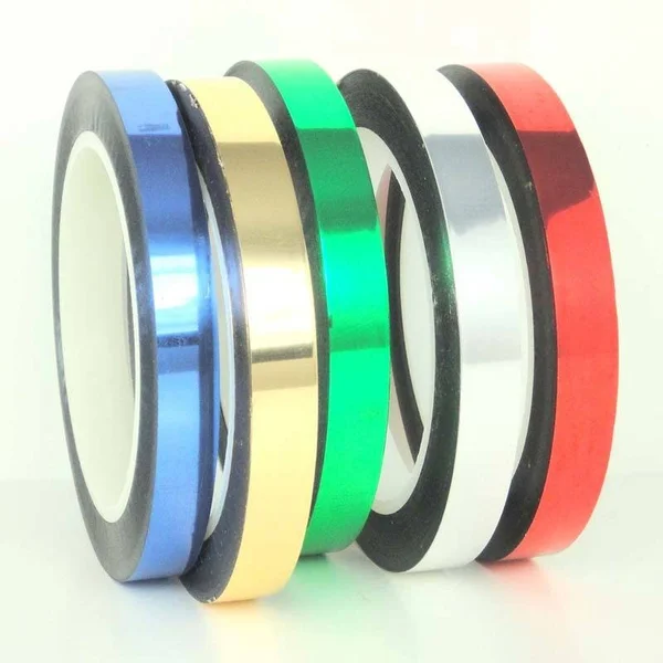 6 inch (152.4mm) Metalized Polyester Film Tapes - Silver[1 Roll]