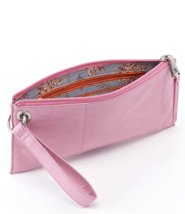 Vida Wristlet Wallet in Whisper Blue - Hobo, 10" x 5" x 0.5"