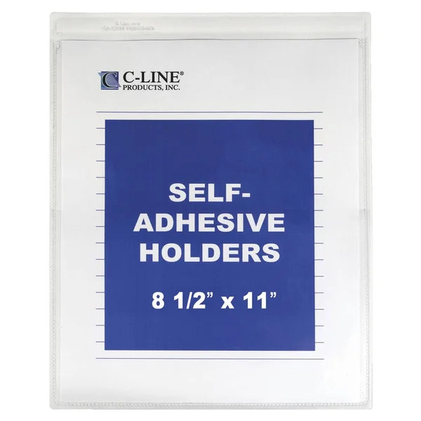 C-Line 70911: Self-Adhesive Shop Ticket Holder - 50 pack