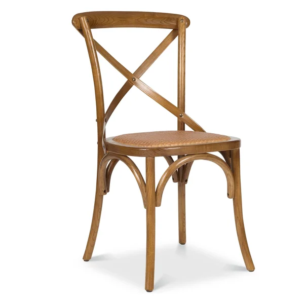 Poly and Bark Cafton Crossback Chair in Black (Set of 2)