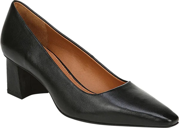 Sarto by Franco Sarto Women's Regal Square Toe Pump - Size: 9.5, Black Nappa Leather
