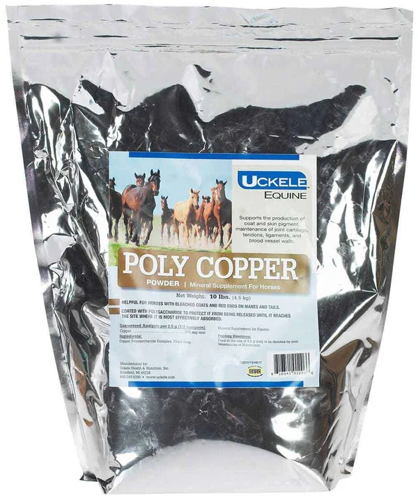 Poly Copper Powder for Horses by Uckele Health & Nutrition - 10 lb (1814 Days)