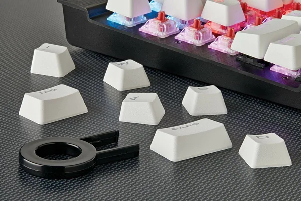 Corsair CH-9000234-WW Gaming PBT Double-Shot Keycaps Full 104/105-Keyset - White