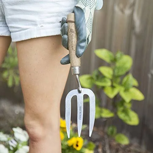Oakenleaf 3 Piece Garden Tool Set Extra Large Stainless Steel with Timber Handles Trowel Fork and Multitool