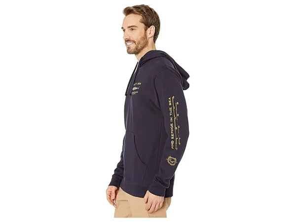 Salty Crew Bruce Fleece Hood - Navy