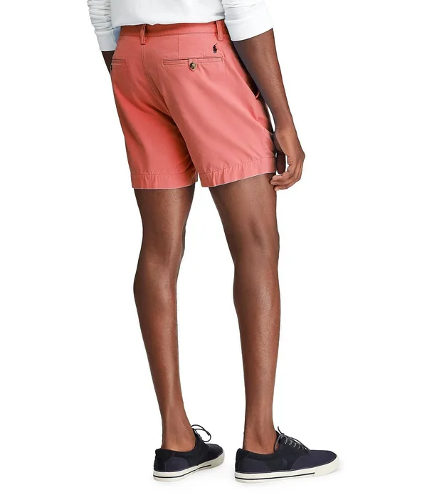 Polo Ralph Lauren Classic-Fit Stretch Chino 6 Inseam Shorts - 31