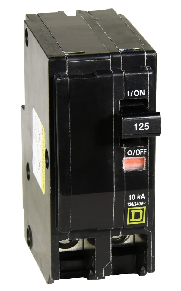 Square D QO 125 Amp 2-Pole Circuit Breaker Qo2125cp