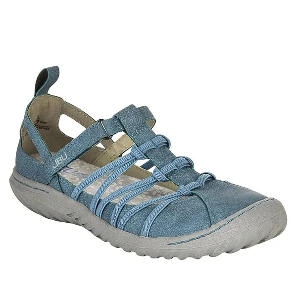 Women's Jambu JBU Juliet Vegan Closed Toe Sandal, Size: 7.5, Beige