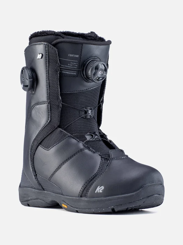 K2 Women's Contour Snowboard Boots Black 8.5