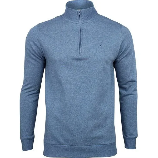Criquet Fleece Pullover - Blue Heather - Size: M