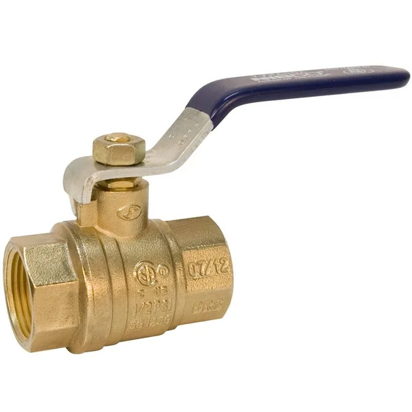 Nibco T-Fp-600a BRS Brass Ball Valve - Two-Piece, Lever Handle, 2x22 Female NPT
