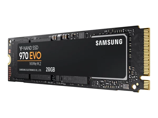 Samsung 970 EVO 250 GB Internal SSD - M.2 2280 - MZ-V7E250E - PCI Express 3.0 x4 (NVMe)