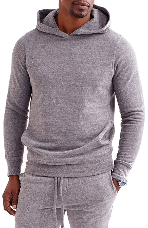 Goodlife Men's Loop Terry Hoody, Heather Grey
