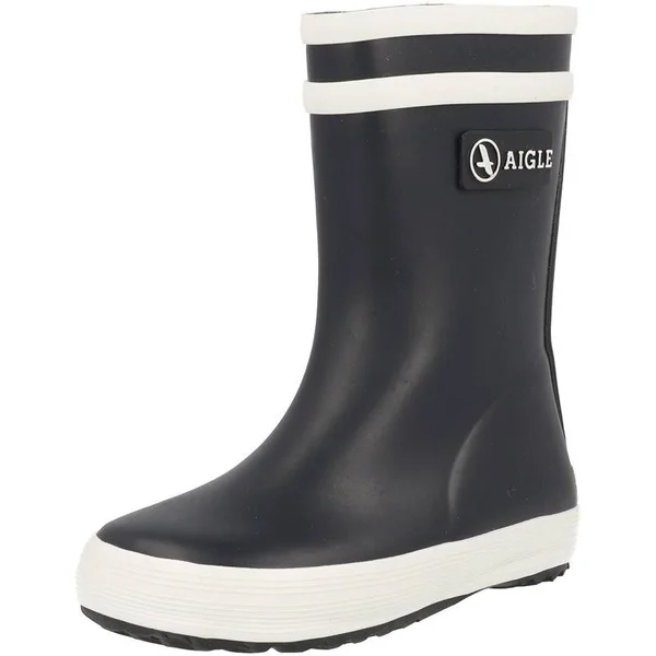 Aigle Kids - Navy Baby Flac Rain Boots - 19 EU - Blue