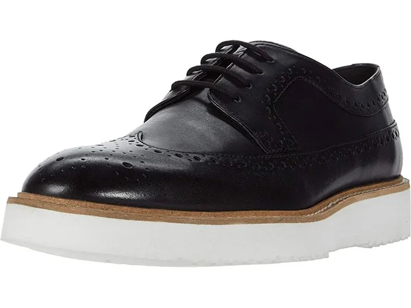 Men's Clarks Ernest Limit Wing Tip Oxford, Size: 7, Black