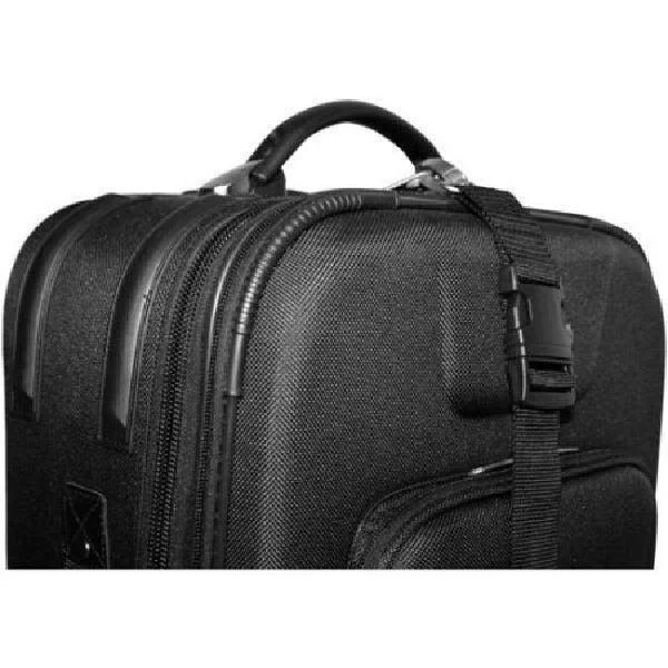 Travelers Club Skyview 6-Piece 2-Tone Luggage Set, Black