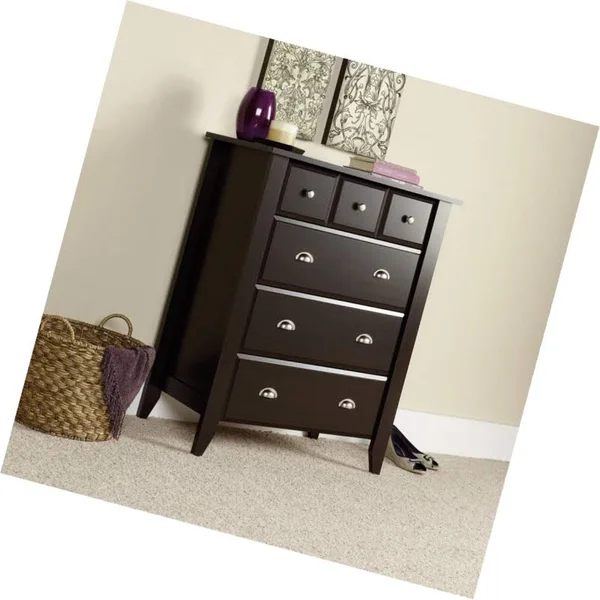 Sauder Shoal Creek 4 Drawer Chest - Jamocha Wood