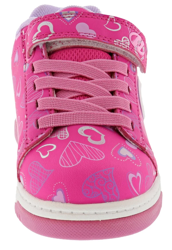Heelys Unisex Children's Dual Up X2, Hot Pink/White/Hearts