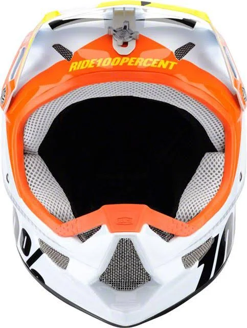 100% Status Full-Face Helmet D-Day White LG
