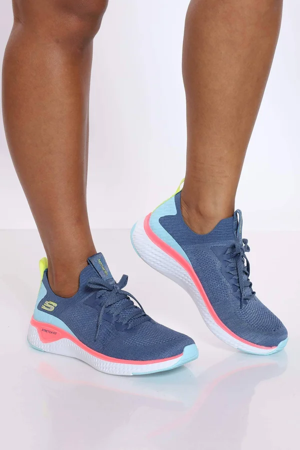 Skechers Solar Fuse Slate/Pink - Size 9.0