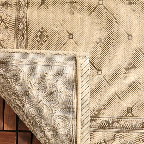 Safavieh Courtyard CY2326-3009 5&3x22 x 5&3x22 Round Brown - Natural Area Rug