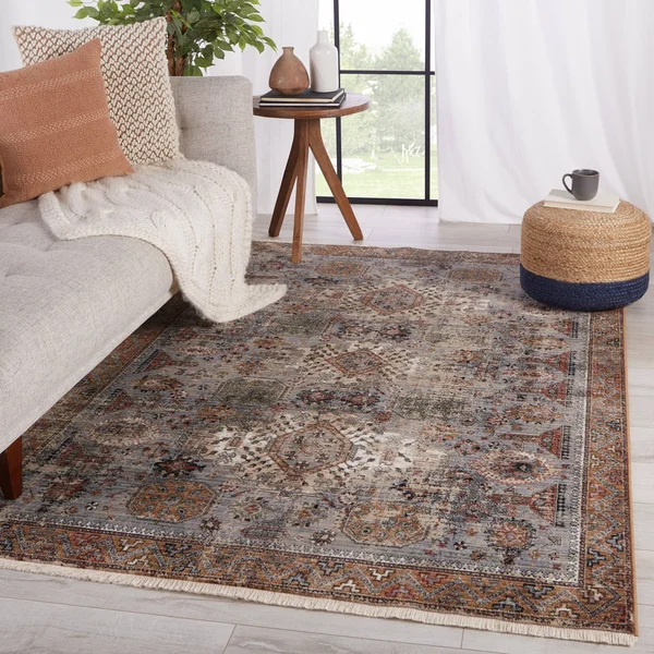 Vibe by Jaipur Living Zefira Razia ZFA11 Gold Area Rug 5&x8&
