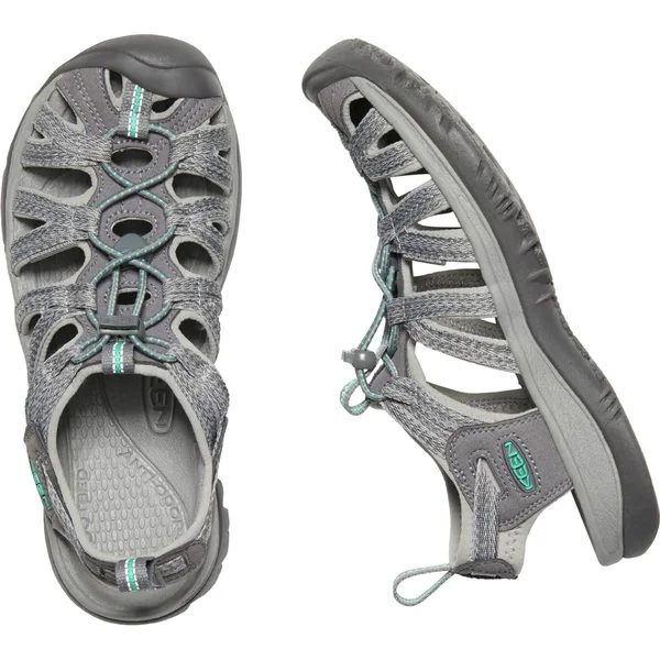 Keen Women's Whisper - Medium Grey, Peacock Green