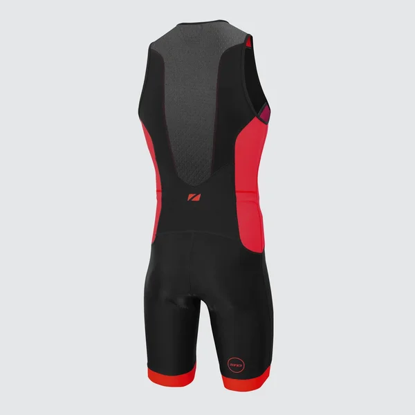 Zone3 Men's AquaFlo Plus Trisuit S, Black/Grey/Neon Green