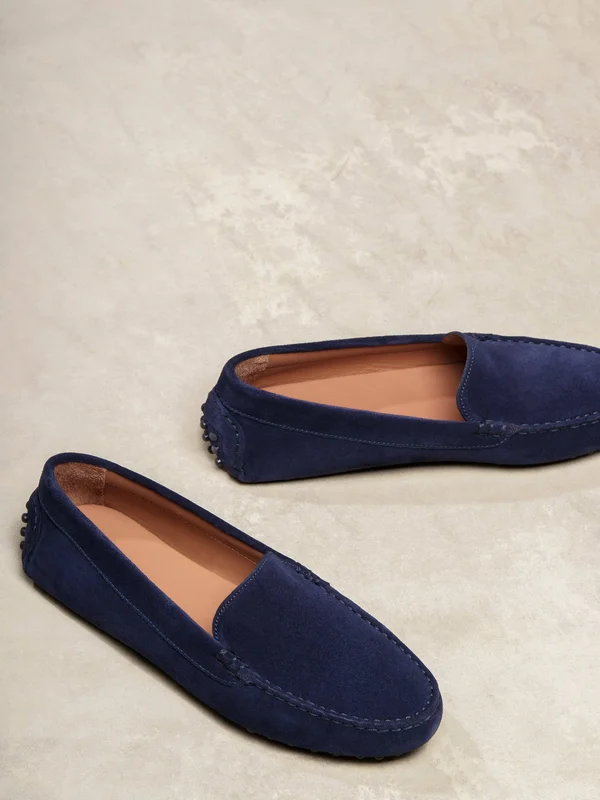 M.Gemi The Felize Suede - Blue - Loafers